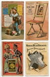 1880's Trade Card Lot of 9 Different Mostly Tobacco and Cigarette