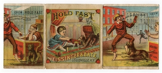 1880's Trade Card Lot of 9 Different Mostly Tobacco and Cigarette
