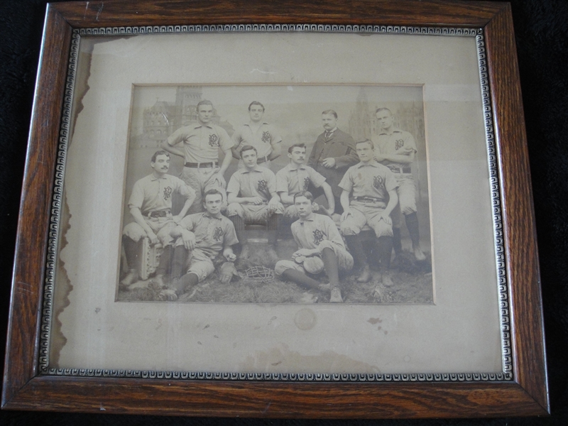 Circa 1880s/1890s Philadelphia Railroad Large Baseball Cabinet