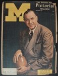 1947 Detroit News Pictorial Magazine Cover of Michigan Coach Fritz Crisler w/Autograph
