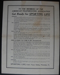 1920’s Sporting Life Advertising Poster