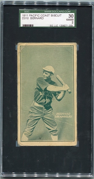 D310 Pacific Coast Biscuit Bernard Los Angeles SGC 30