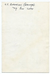 1895 Washington Base Ball Club Post Card Photograph