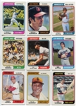 1974 Topps Lot of 24 Different Nearly All HOFers