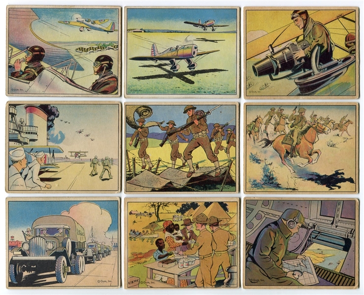 R157 Uncle Sam & Uncle Sams Home Defense Lot of 16 Different Cards
