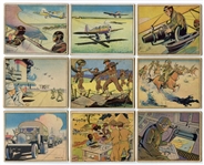 R157 Uncle Sam & Uncle Sams Home Defense Lot of 16 Different Cards