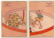 R194 1930s Our Gang Circus Puzzles #14 & #16