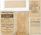 1880's-90's Victorian Era Trade Card Lot of 21 Cards