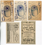 1880's-90's Victorian Era Trade Card Lot of 21 Cards