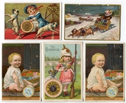 1880's-90's Victorian Era Trade Card Lot of 21 Cards