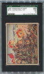 R69 1938 Horrors of War #213 Living Wall at Alcala  SGC 60