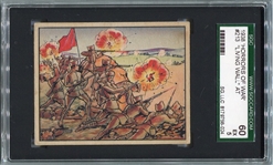 R69 1938 Horrors of War #213 Living Wall at Alcala  SGC 60