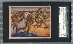 R69 1938 Horrors of War #243 Soviet Cutter Lands on Island in Jap Clash SGC 70