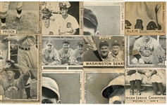 R321 1935 Goudey 4-in-1 Puzzle Backs Complete Set of 36 Fronts w/Ruth