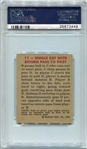 1948 Bowman Basketball #11 Single Cut With Return Pass To Post PSA 5