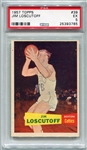 1957 Topps Basketball #39 Jim Loscutoff Short Print PSA 5 