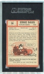 1962 Topps Football #36 Ernie Davis Rookie Card Short Print SGC 40