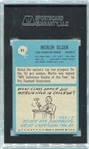 1964 Philadelphia Football #91 Merlin Olsen Rookie Card SGC 55