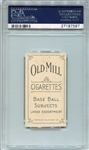 T206 Ty Cobb Bat Off Shoulder Old Mill Cigarettes PSA 6