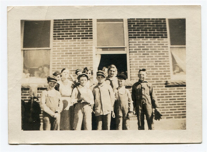 1920s Baseball School Team Snapshot