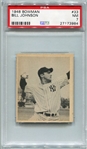 1948 Bowman #33 Bill Johnson New York Yankees PSA 7