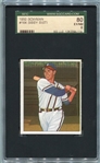 1950 Bowman #164 Sibby Sisti Boston Braves SGC 80