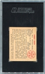 1950 Bowman #164 Sibby Sisti Boston Braves SGC 80