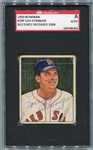 1950 Bowman #187 Lou Stringer Boston Red Sox Autographed SGC AUTH