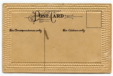 Early 1900's Embossed Baseball Postcard Safe!