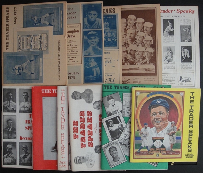 The Trader Speaks 11 Different Issues 1977- 1982