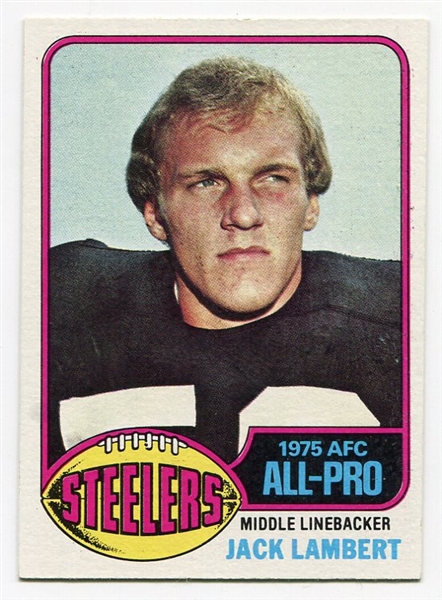 1976 Topps Football #220 Jack Lambert Rookie Card Nrmt