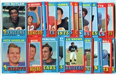 1971 Topps Football Lot of 34 Different Stars & HOFers