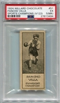 V122 Willard Chocolate #51 Pancho Villa PSA 5MK