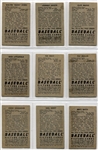 1952 Bowman Lot of 9 Different Detroit Tigers