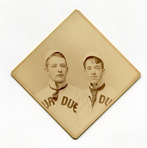 1889 Purdue Baseball Small Cabinet Photograph