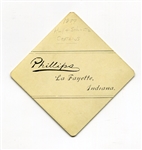 1889 Purdue Baseball Small Cabinet Photograph