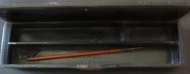 Circa 1880's Pen/Pencil Box With Baseball Nine