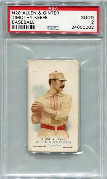 N28 Allen & Ginter Tim Keefe PSA 2