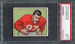 1950 Bowman Football #107 Leo Nomellini San Francisco 49ers PSA 7