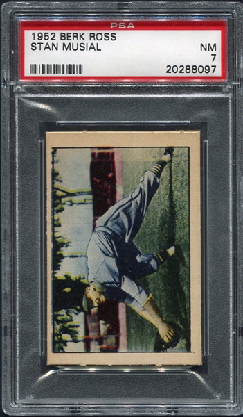 1952 Berk Ross Stan Musial PSA 7