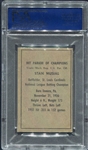 1952 Berk Ross Stan Musial PSA 7