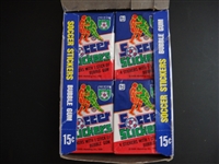 1979 Topps NASL Soccer Stickers Box With 36 Unopened Packs