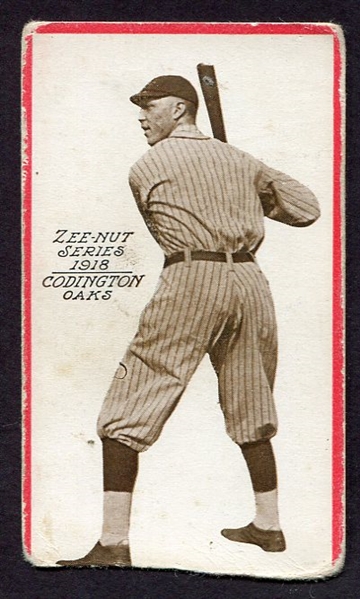 1918 Zeenut Codington Oakland Oaks 