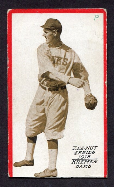 1918 Zeenut Kremer Oakland Oaks 