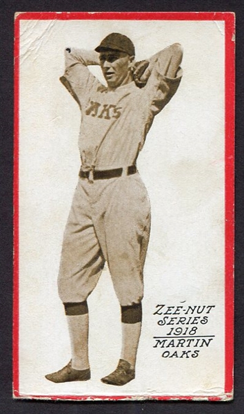 1918 Zeenut Martin Oakland Oaks 