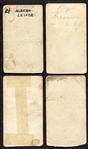 1918 Zeenut Lot of 4 Different
