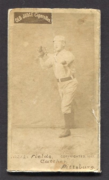 N172 Old Judge Jocko Fields Pittsburg