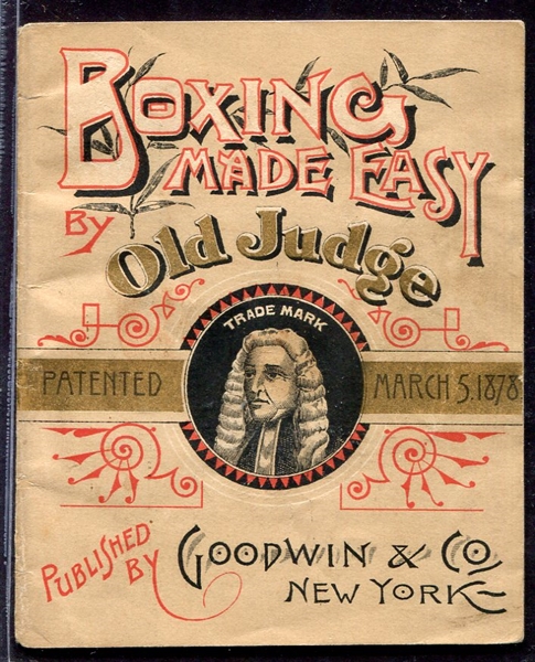1888 Boxing Made Easy Old Judge Cigarettes Booklet