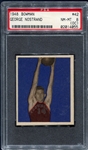 1948 Bowman Basketball #42 George Nostrand PSA 8 OC