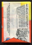 1980-81 Topps Basketball Unopened Wax Pack